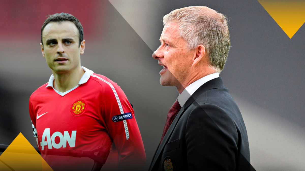 Dimitar Berbatov and Ole Gunnar Solskjaer